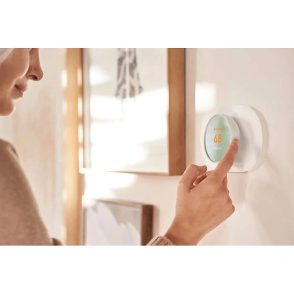 Google Nest Smart Programmable WiFi Thermostat - Snow - NWT